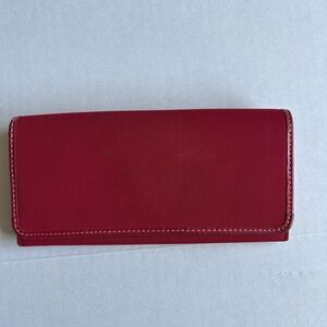 Talbots Women’s Long Red Wallet